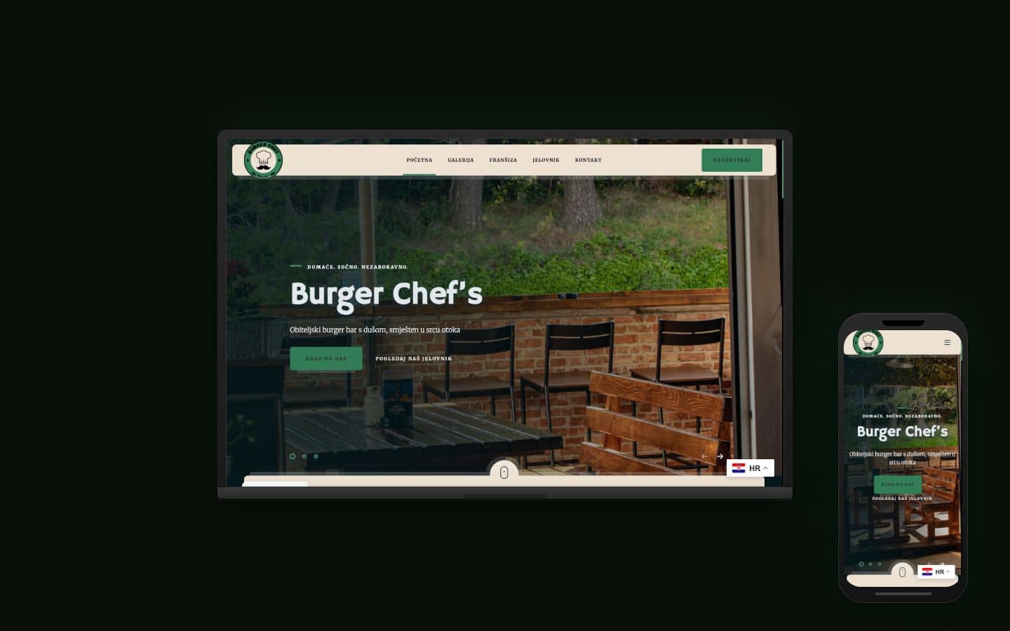 BurgerChef Rab — Web stranica + Meta oglasi