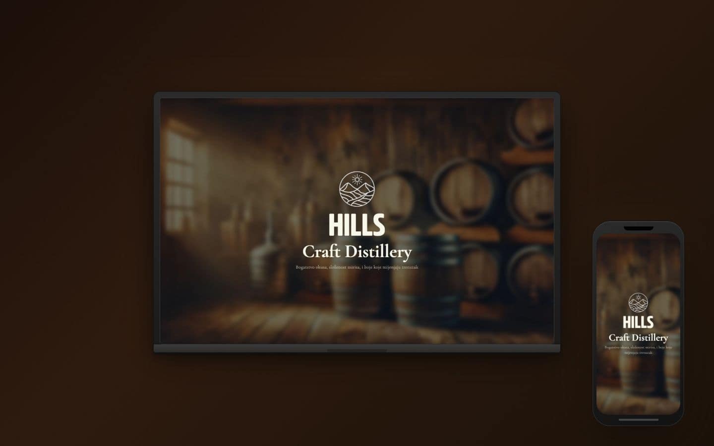 Hills Distillery — Google oglasi + Meta Pixel