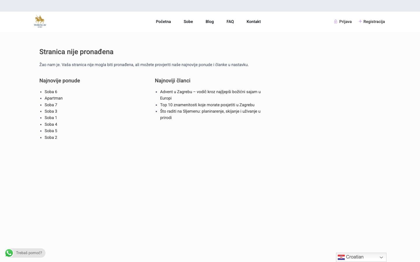 Tomislav Sobe — prikaz soba